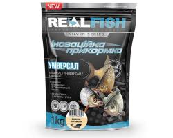 Підкормка REAL FISH Універсал Карамель-ваніль 1кг