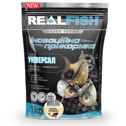 Підкормка REAL FISH Універсал Карамель-ваніль 1кг