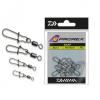 Вертлюжок з застібкою Daiwa Prorex Snap Swivel M 18 kg 10pcs (15408-101)