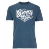 Футболка Simms Fish It Well Badge T-Shirt Sailor Blue Heather XL