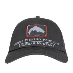 Кепка Simms Trout Icon Trucker Carbon