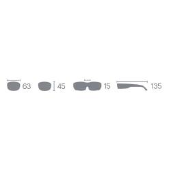 Окуляри сонцезахісні Smith Optics Deckboss Matte Tortoise Polar Green Mirror (204066N9P63UI)