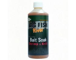 Атрактант Dynamite Baits Big Fish River Bait Soak Shrimp & Krill 500ml (DY1378)