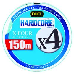 Шнур Duel Hardcore X4 150m Green 5.4kg 0.132mm #0.6 (H3273-MG)