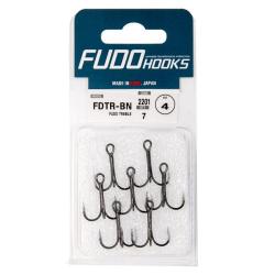 Трійник Fudo Treble Black 12 (8 шт.) (FHBN220112)