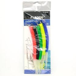 Морской монтаж Fladen Gummi Mac 5p Assorted Glowing 9/0 (17-821-90)