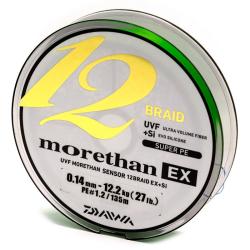 Шнур Daiwa Morethan 12BEX+Si 135m LG 5.8kg 0.08mm #0.6