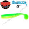 Силікон Lunker City Shaker 6" #199 Motor Oil Silver Flake 4шт. (61996)