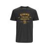 Футболка Simms Stacked Logo Bass T-Shirt Charcoal Heather XL