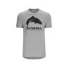 Футболка Simms Trout Regiment Camo Fill T-Shirt Cinder Heather L