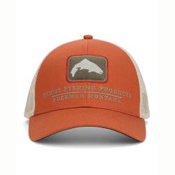 Кепка Simms Double Haul Icon Trucker Simms Orange