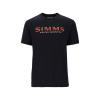 Футболка Simms Logo T-Shirt Jet Black S