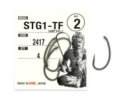 Гачки Fudo Carp STG-1 TFC 2 (4 шт.) (FHTFC24172)