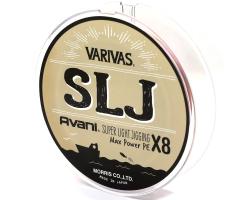 Шнур Varivas SLJ MAX Power PE X8 Multicolor 150m 9.0kg 0.165mm #1.0 (VA 13264)
