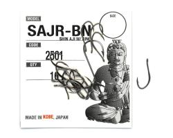 Крючки Fudo Shin Aji W/Ring Black 9 (16 шт.) (FHBN25019)