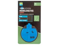 Гачок з повідцем Preston Revaluation Hooklengths N50 Size 14 (P0170011)