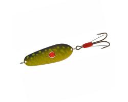 Блешня Kuusamo Rasanen 70mm 20g намистинка незачіп #Ye/G/GR-B (040215561)