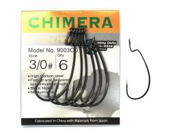 Оффсетный крючок BKK Chimera CD #3/0 (A-EW-9333)
