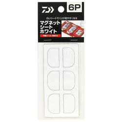 Магниты для коробки Daiwa Magnetsheet White 6P (04200166)