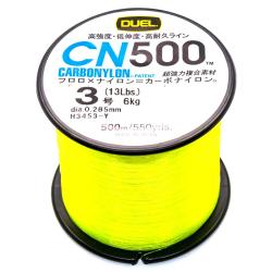 Леска Duel CN500 Carbonylon 500m 0.285 6kg Yellow #3 (H3453-Y)