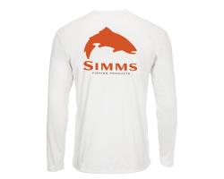 Реглан Simms Solar Tech Tee Trout Logo White M (12883-128-30)