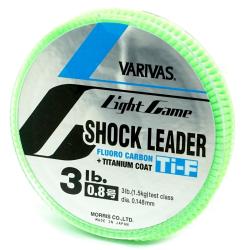 Флюорокарбон Varivas LightGame ShockLeader Ti-Fluoro 3lbs 0.148mm 30m #0.8 (VA 15402)