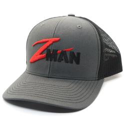 Кепка ZMAN Structured Trucker Hat Char/Black