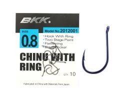 Гачок BKK Chinu With Ring 10pcs #0.8 (A-BN-0213)
