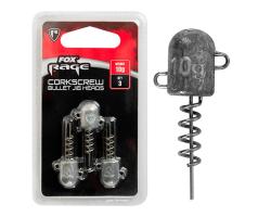 Джигголівка Fox Rage Corkscrew Bullet Jig Heads 5gr 3pcs (NJX120)