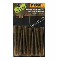 Пильник для безпечної кліпси усиленный Fox Edges Camo Power Grip Naked Tail Rubbers Size 7x10 (CAC778)