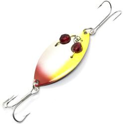 Блешня Dardevle Wiggler 55mm 14g #Pearl Chrt/Red (86-518)
