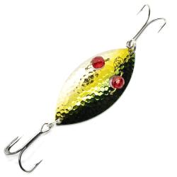 Блешня Dardevle Wiggler 75mm 28g #Hmrd Nic Grn/Gold (88279)