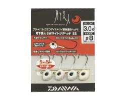 Джигголівка Daiwa Gekkabijin SW Light Jig Head SS 3.0gr #8 Red Glow (07312860)