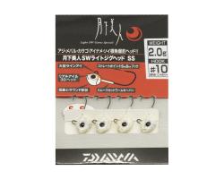 Джигголівка Daiwa Gekkabijin SW Light Jig Head SS 2.0gr #10 Red Glow (07312854)