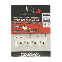 Джигголівка Daiwa Gekkabijin SW Light Jig Head SS 2.0gr #10 Red Glow (07312854)