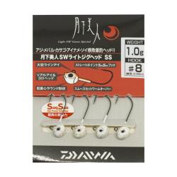 Джигголівка Daiwa Gekkabijin SW Light Jig Head SS 1.0gr #8 Red Glow (07312856)