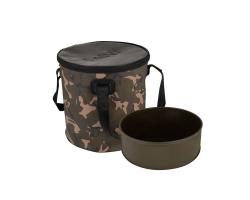 Відро складне з кришкою Fox Aquos Camo Bucket and Insert 17L (CEV010)