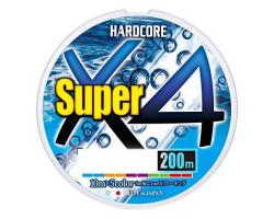 Шнур Duel Hardcore Super X4 200m 5Color 8kg 0.17mm #1.0 (H4306-5C)