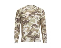 Реглан Simms SolarFlex Crewneck Prints Woodland Camo Sandbar S (12727-154-20)