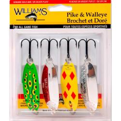 Набор блесен Williams Pike/Walleye 4-Pack Williams Kit (4-PW-ASST)