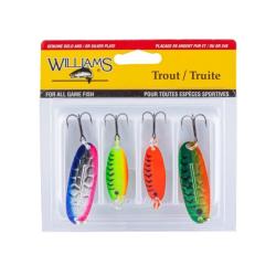 Набор блесен Williams Trout 4-Pack Williams Kit UV (4-TK2-ASST)