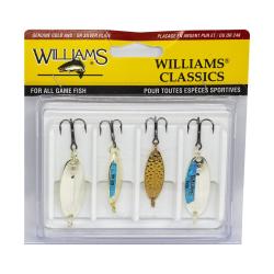 Набор блесен Williams Wabler 4-Pack W20&W30 Kit (4-W32M-ASST)