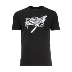 Футболка Simms Grim Reeler T-Shirt Black XL
