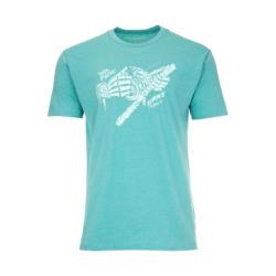 Футболка Simms Grim Reeler T-Shirt Oil Blue Heather S (13531-676-20)