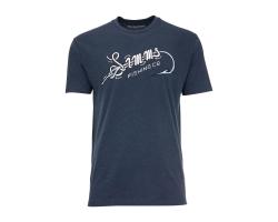 Футболка Simms Special Knot T-Shirt Navy Heather XL (13532-414-50)