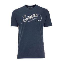 Футболка Simms Special Knot T-Shirt Navy Heather L (13532-414-40)