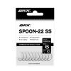 Гачок BKK для блешень Spoon-22SS  #4 (A-ES-8144)