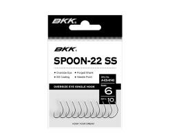 Гачок BKK для блешень Spoon-22SS  #6 (A-ES-8142)