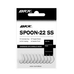 Гачок BKK для блешень Spoon-22SS  #1/0 (A-ES-8148)