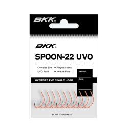 Гачок BKK для блешень Spoon-22 UVO  #1 (A-ES-8157)
